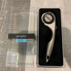 NEW in Box Rare Gingher Silver Rotary Cutter 45mm Quilting Sewing Right Hand